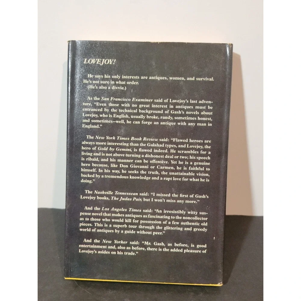 The Grail‎ Tree Jonathan Gash 1979 First Edition Suspense Harper